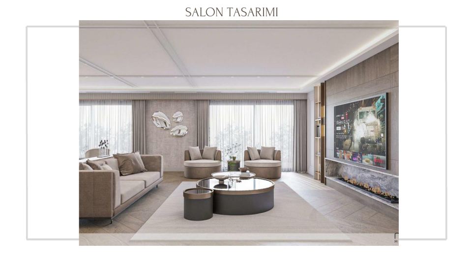 Folkart Narlıdere Projesi · SALON TASARIMI