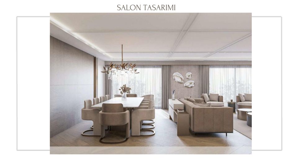 Folkart Narlıdere Projesi · SALON TASARIMI
