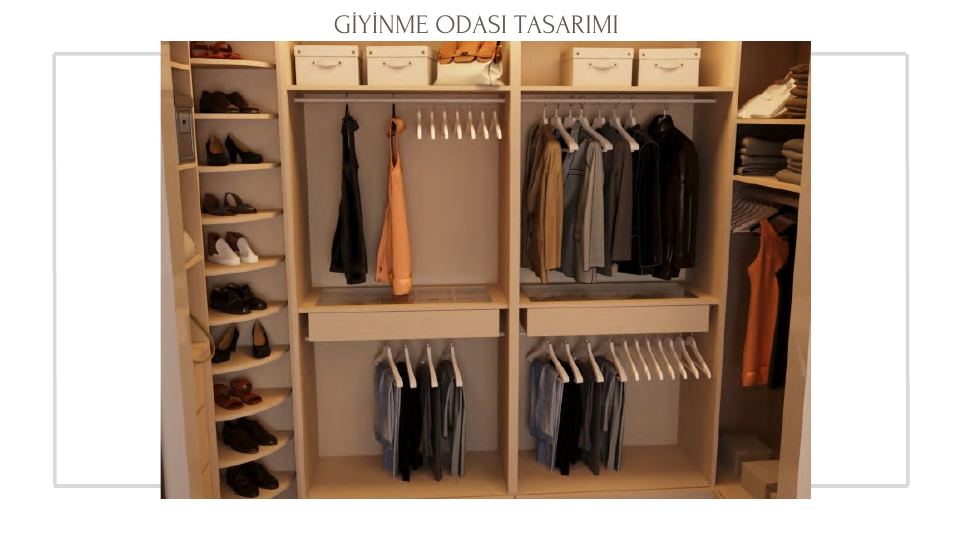 Neva Yalı Projesi · GİYİNME ODASI TASARIMI