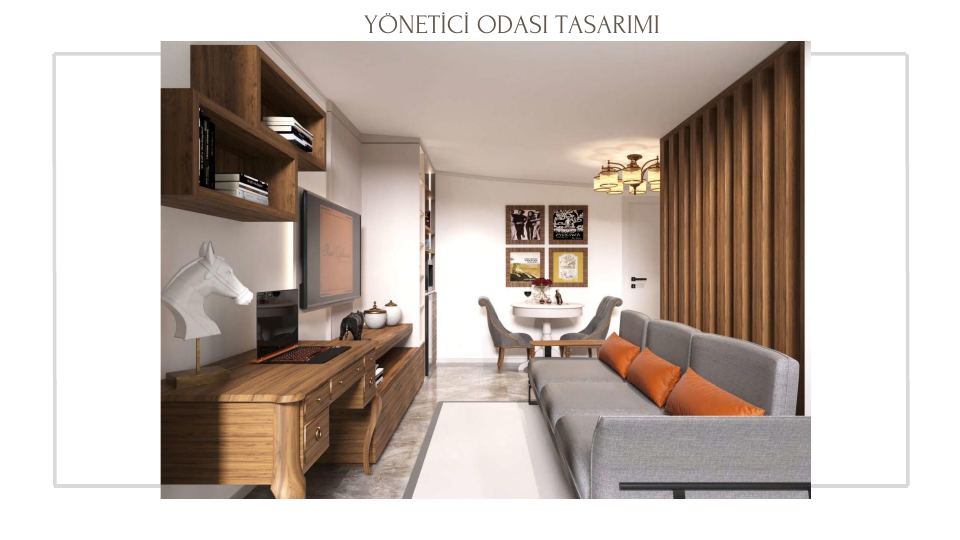 Manisa Hukuk Ofisi Projesi · YÖNETİCİ ODASI TASARIMI