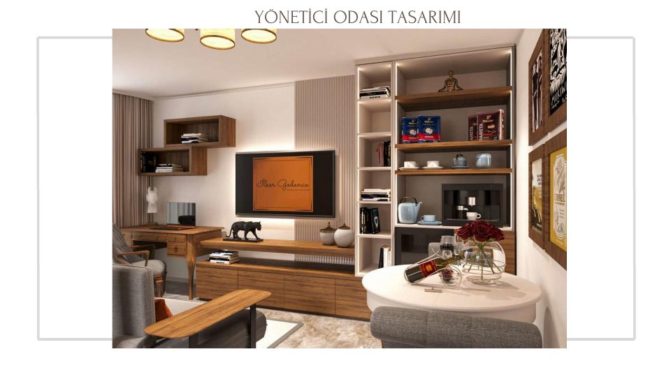 Manisa Hukuk Ofisi Projesi · YÖNETİCİ ODASI TASARIMI