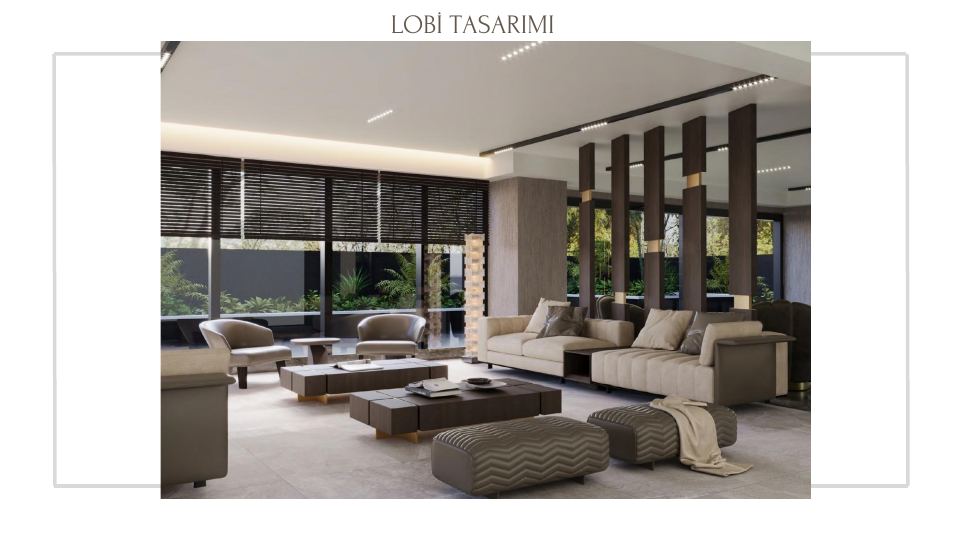 Rize Residence Projesi · LOBİ TASARIMI