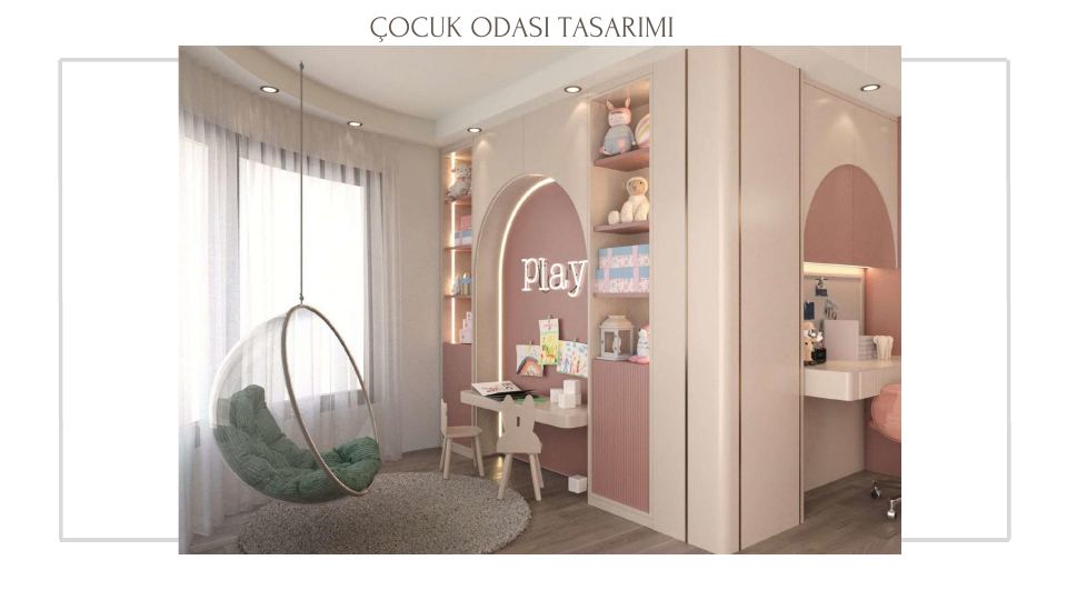 Narlıdere Villa Projesi · ÇOCUK ODASI TASARIMI